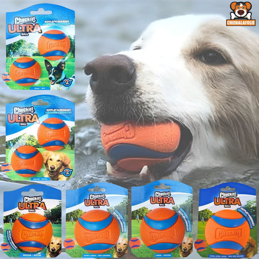 Balle Ultra Durable en Caoutchouc pour Chiens