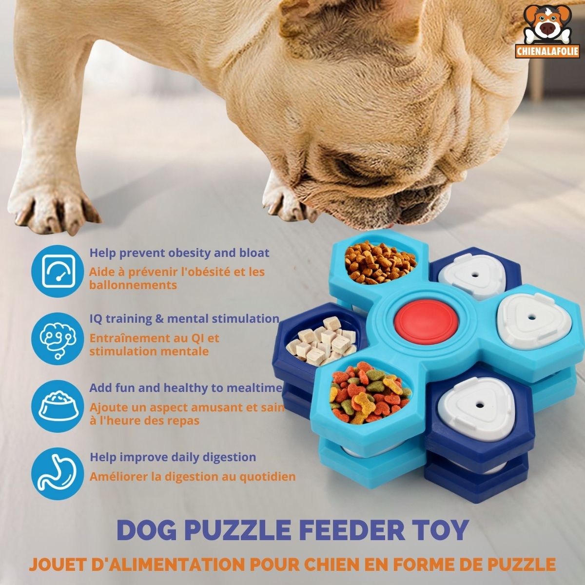 Puzzle dog bowl best sale