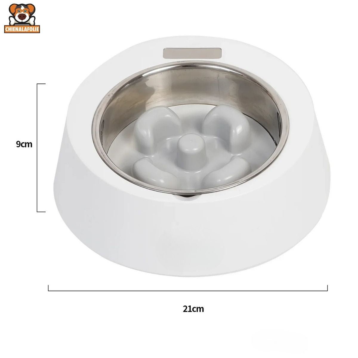 Bol de Pesée Intelligent pour Chiens - CJJJCWGY01725 - White - Gamelles - Chienalafolie