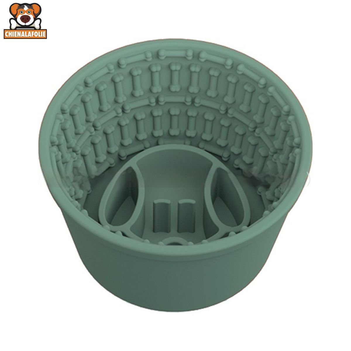 Bol pour Chien en Silicone Antidérapant avec Ventouses - CJMY208644202BY - Gamelles - Chienalafolie