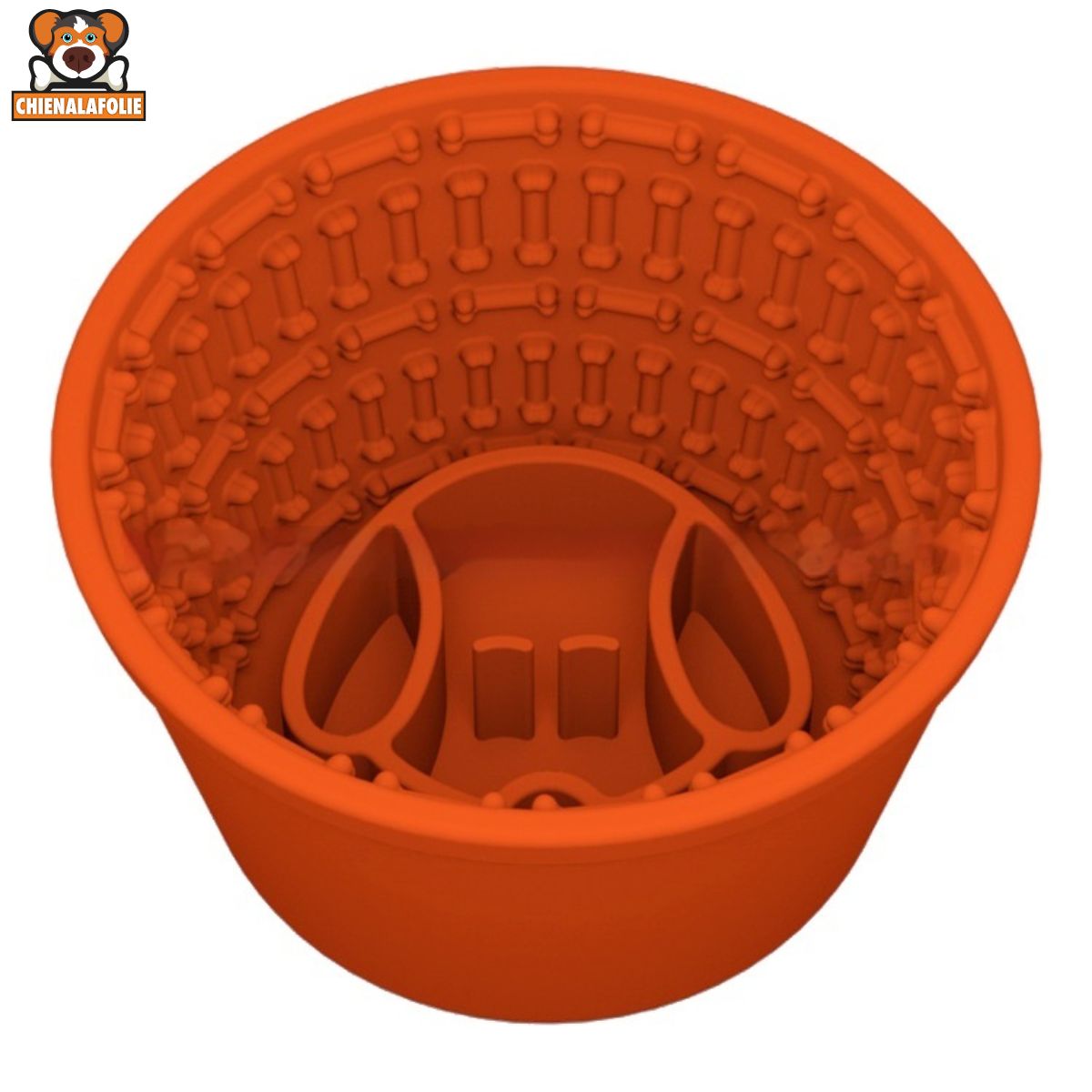 Bol pour Chien en Silicone Antidérapant avec Ventouses - CJMY208644203CX - Gamelles - Chienalafolie