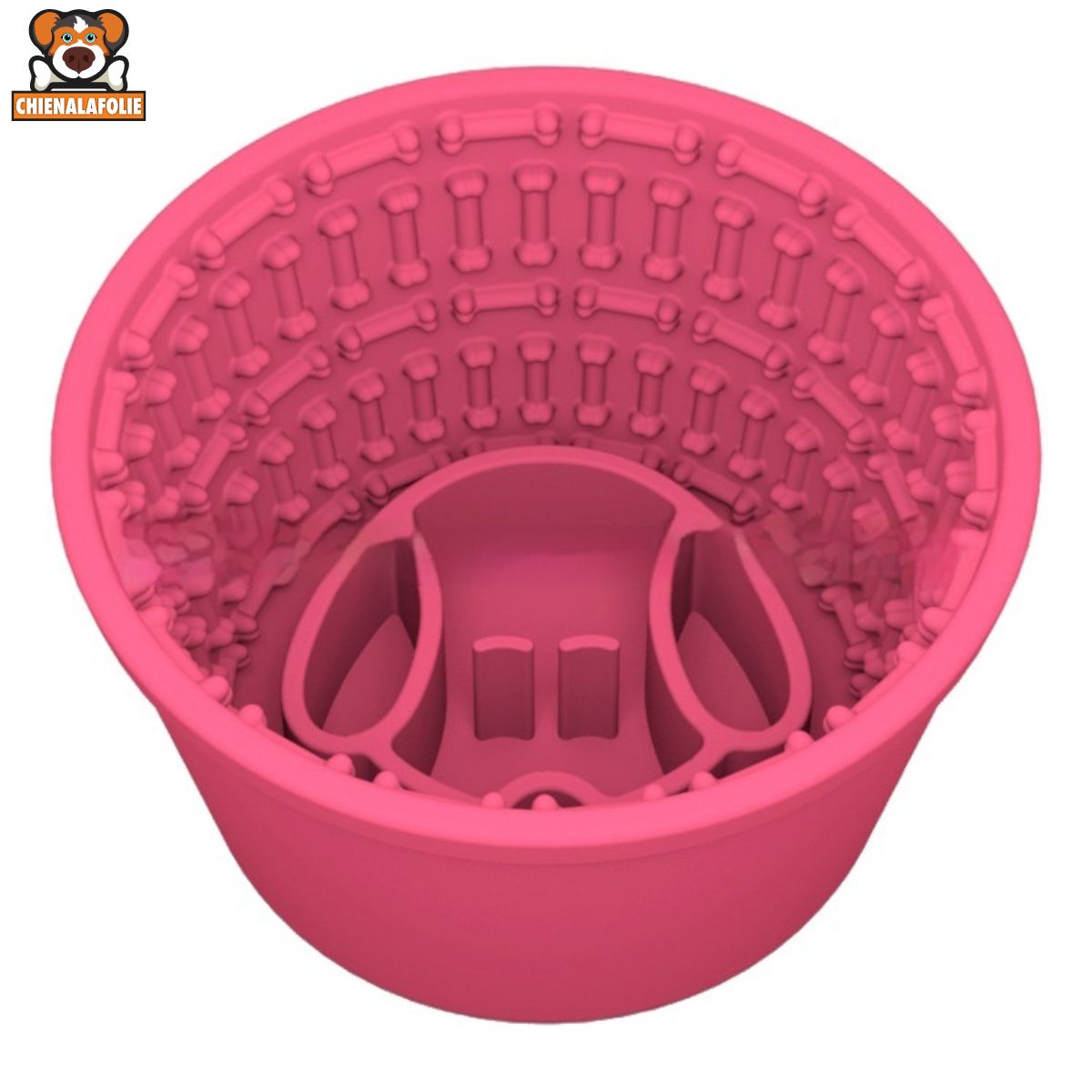 Bol pour Chien en Silicone Antidérapant avec Ventouses - CJMY208644206FU - Gamelles - Chienalafolie