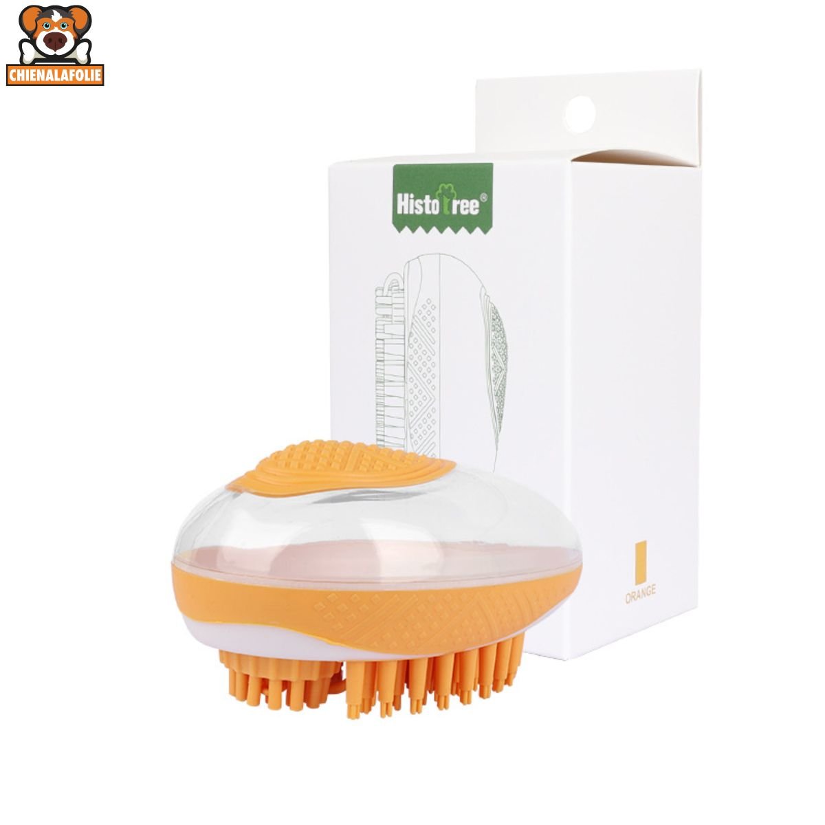 Brosse de Bain 2 - en - 1 pour Chien - CJYC154874602BY - Peignes et brosses - Chienalafolie