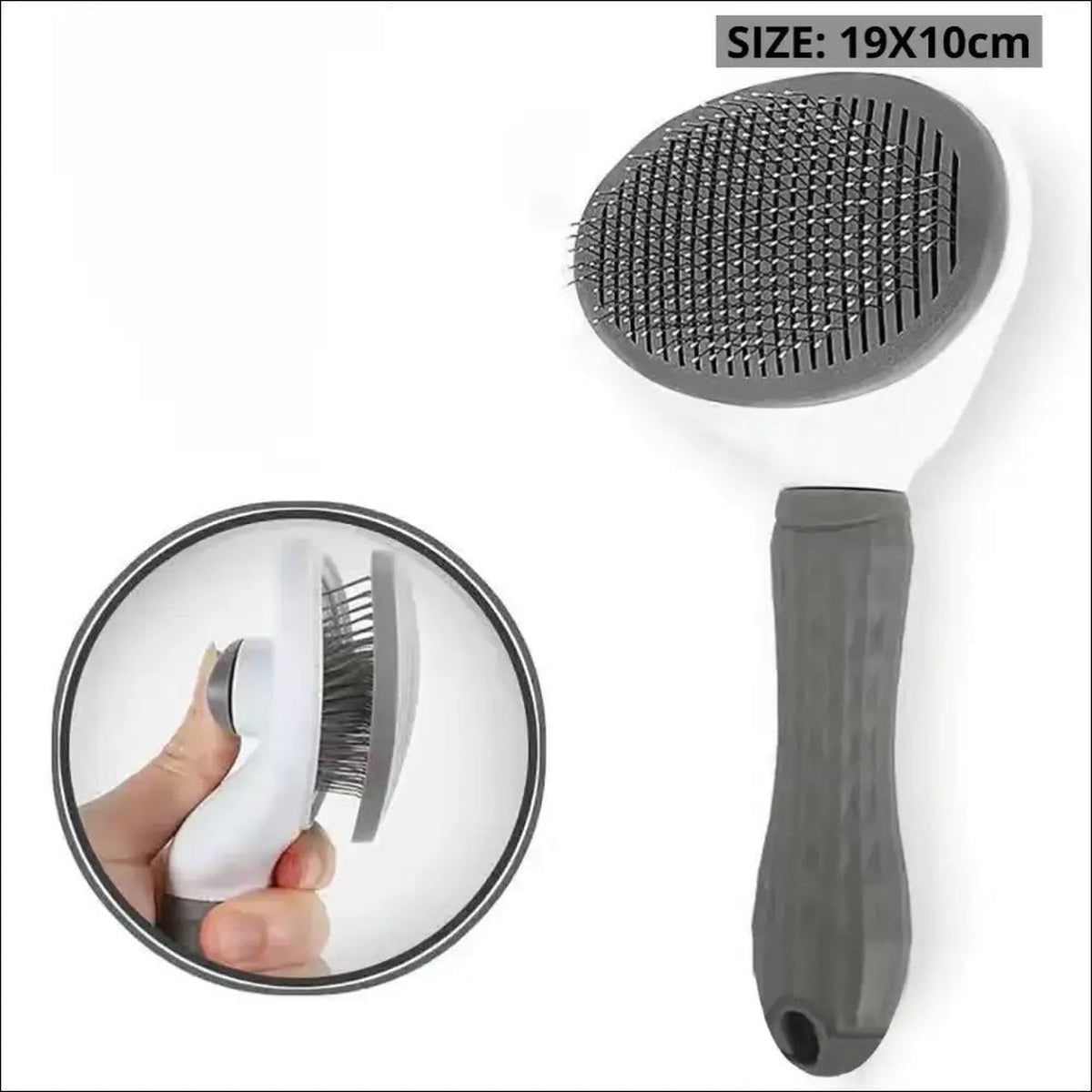 Brosse Pour Animaux Automaticbrush - CJMY101636501AZ - Peignes et brosses - Chienalafolie