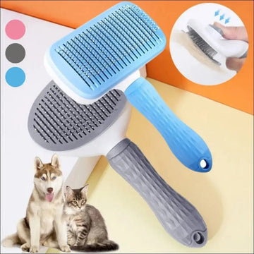 Brosse Pour Animaux Automaticbrush - CJMY101636502BY - Peignes et brosses - Chienalafolie