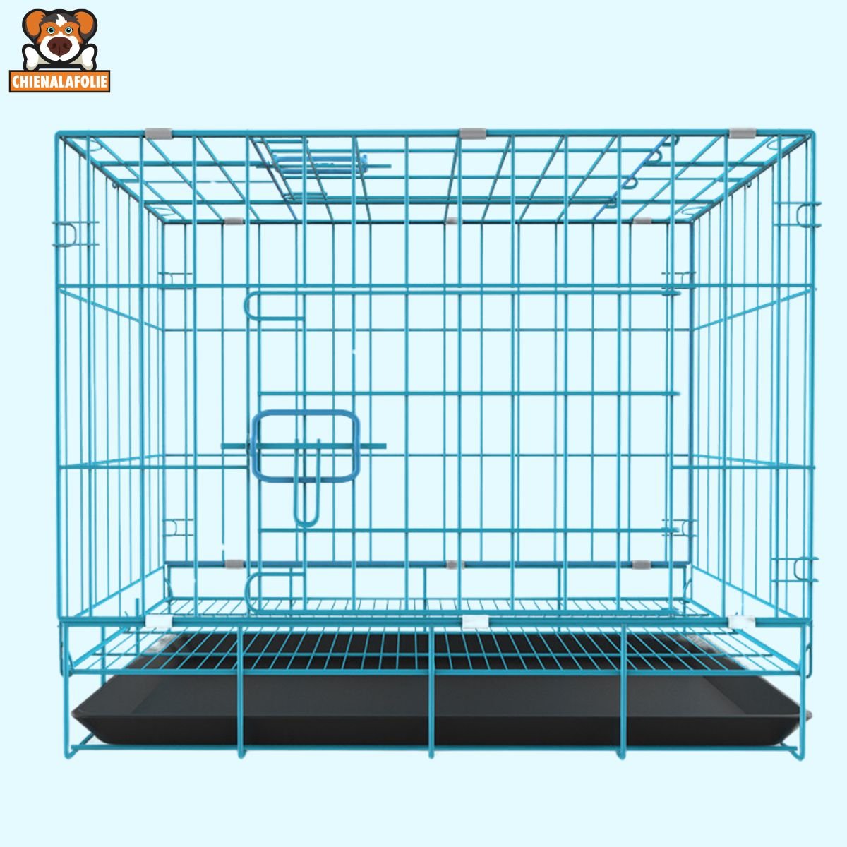 Cage Pliable en Métal pour Chien - CJGY159041408HS - Cages - Chienalafolie