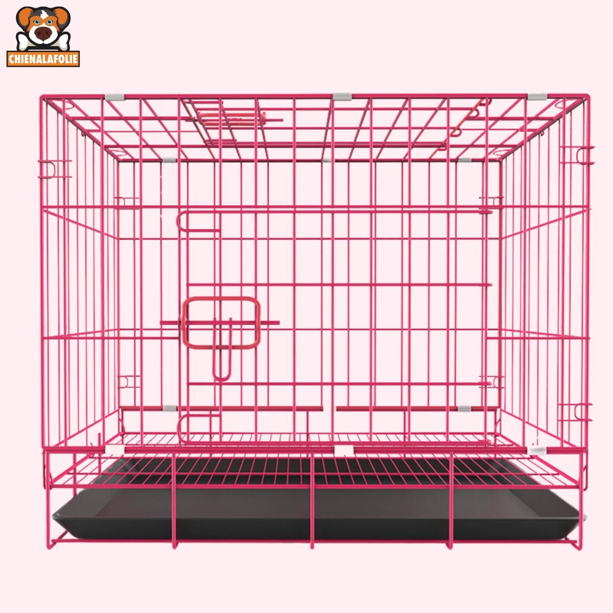 Cage Pliable en Métal pour Chien - CJGY159041413MN - Cages - Chienalafolie