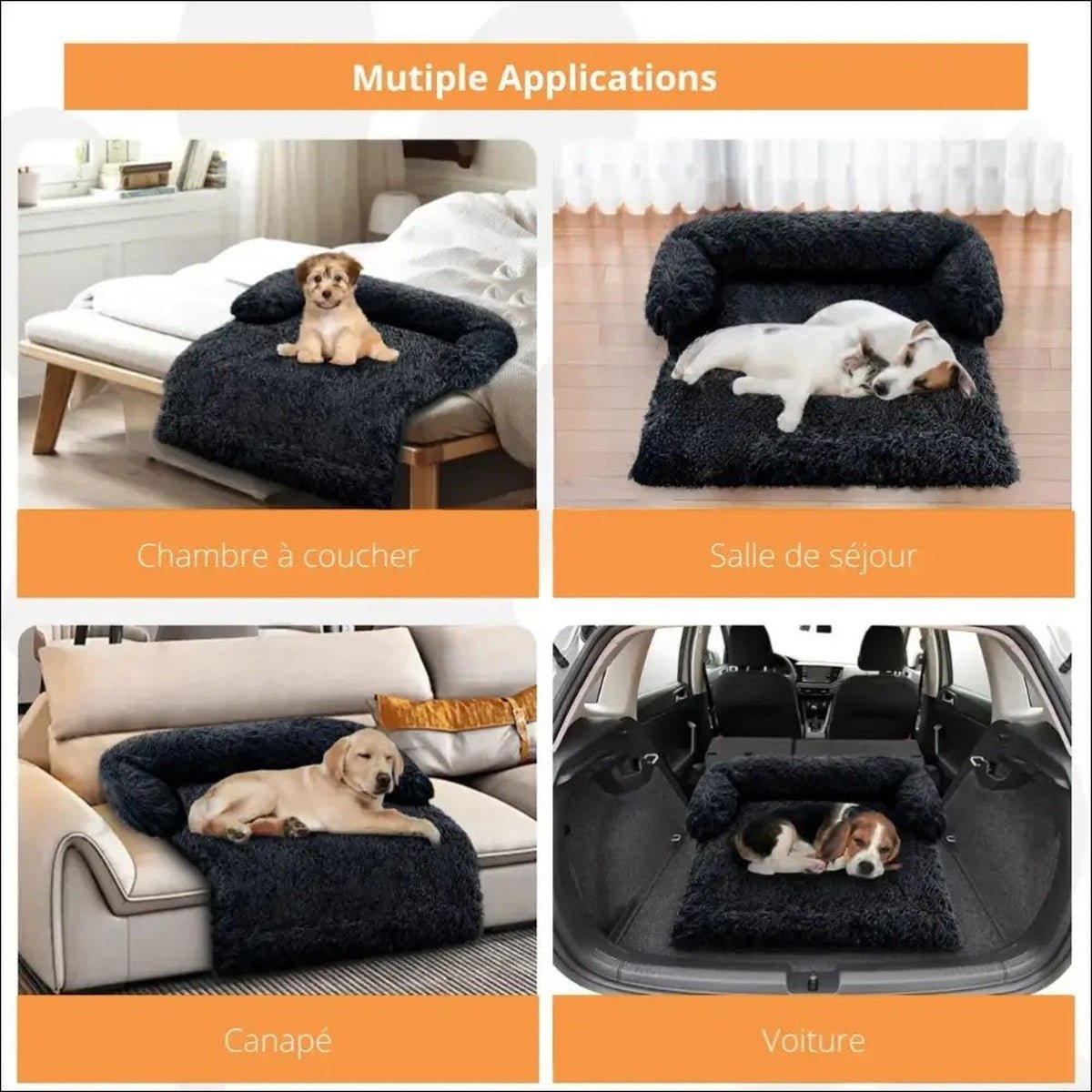 Canapé Confortable Petcouch Pour Chiens - CJGY125722718RI - Canapés - Chienalafolie