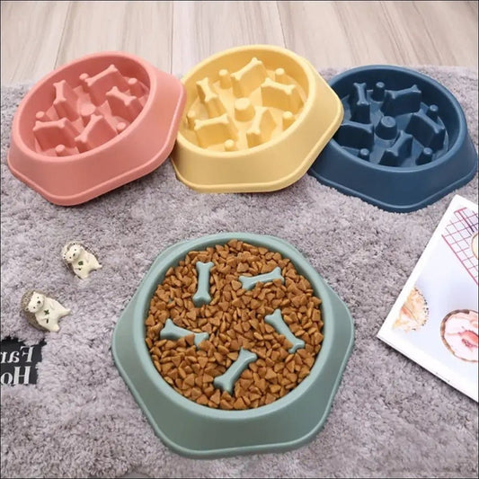 Gluttonslow Anti-Gluttonous Bowl For Dogs