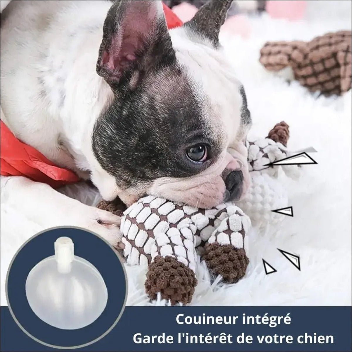 Jouet à Mâcher Dogsqueaky Pour Chiens - CJGY105279303CX - Peluches pour chien - Chienalafolie