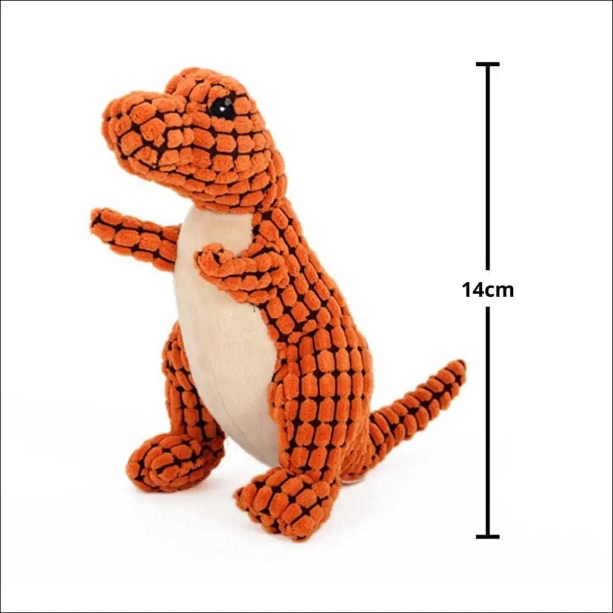 Jouet à Mâcher Squeakyhug Pour Chiens - CJWJWJYZ01315 - Orange - 14cm - Peluches pour chien - Chienalafolie