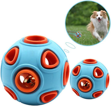 Jouet Balle Interactive pour Chien en Caoutchouc Résistant - CJGY207539001AZ - Balles - Chienalafolie