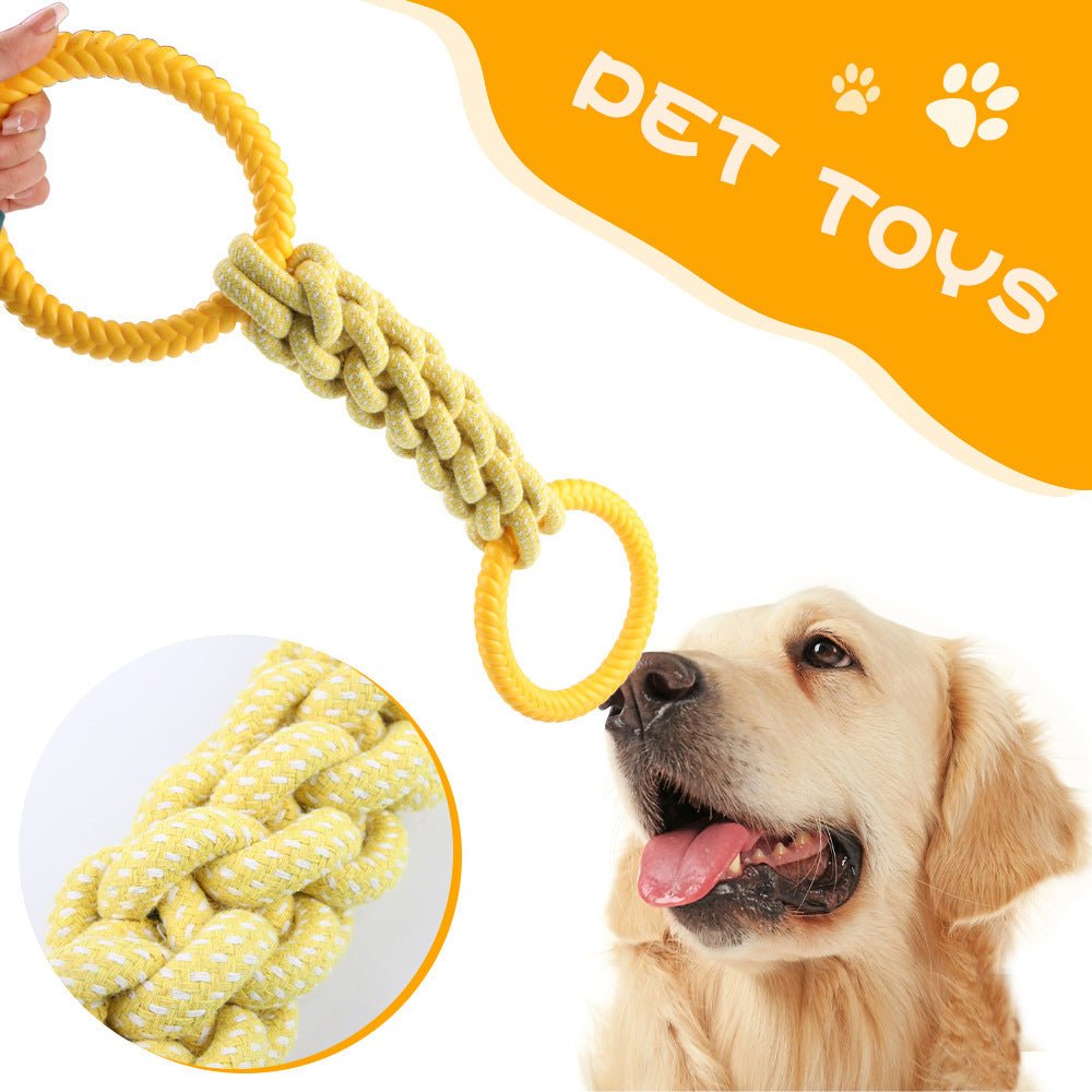 Jouet Corde en Coton Naturel pour Chiens - CJGY212396101AZ - Jouets cordes - Chienalafolie