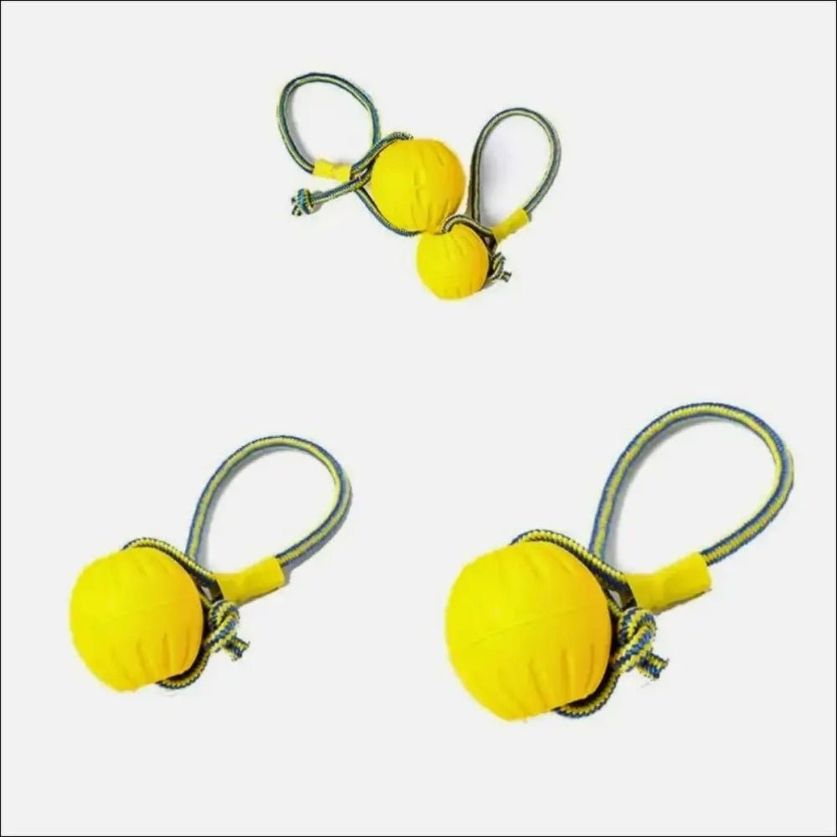 Jouet D'entraînement En Caoutchouc Pour Chiens - CJJJCWGY00762 - Rope ball - 7cm - Balles - Chienalafolie