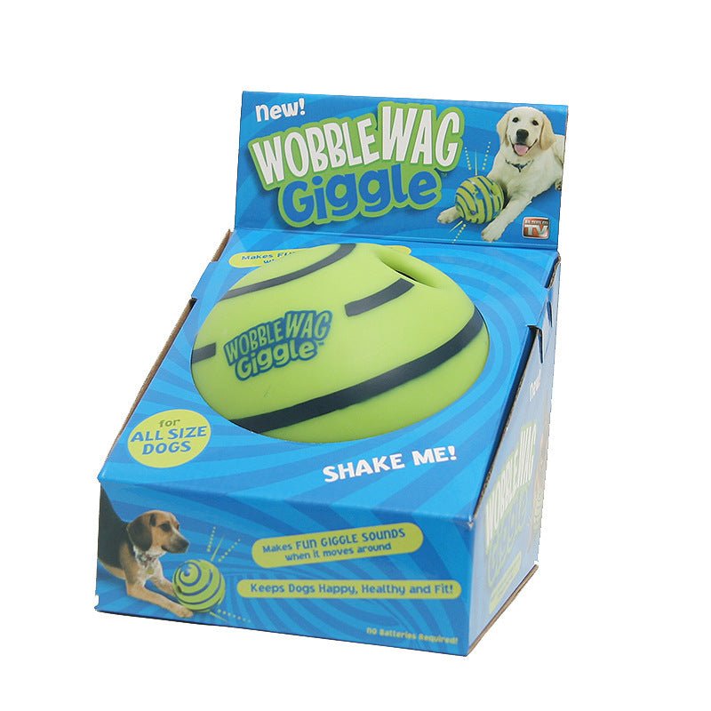 Jouet Interactif pour Chien Wobble Wag Giggle - CJJJCWGY00174 - 2pcsGreen 14cm - Balles - Chienalafolie