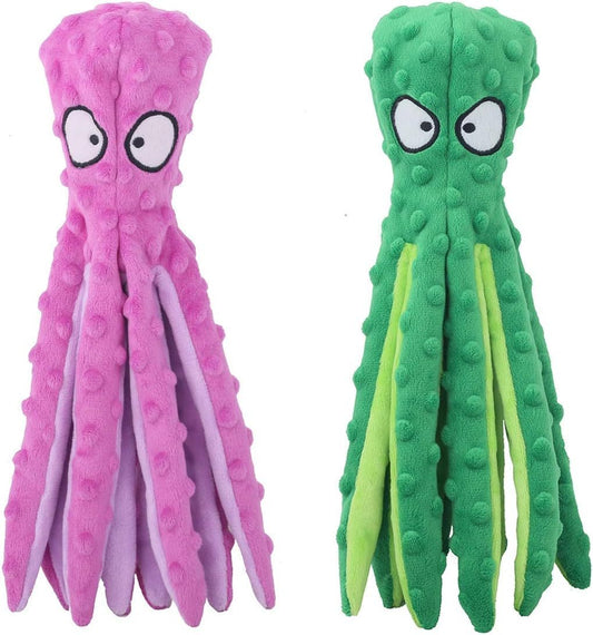 Octopus Dog Chew Toy with Sound