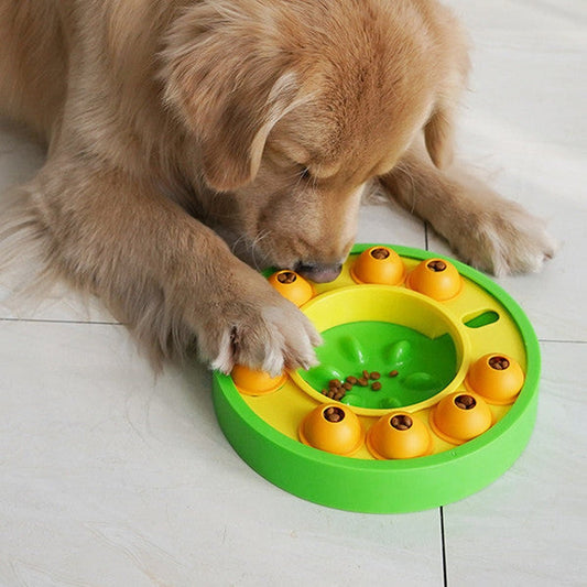 Interactive Puzzle Toy and Food Dispenser for Dogs