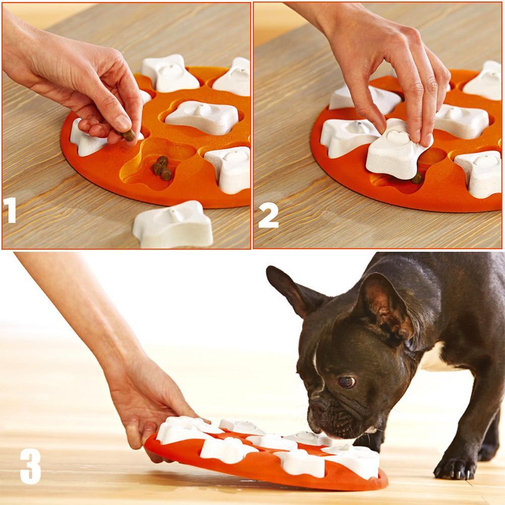 Jouet Puzzle Interactif pour Chiens Distributeur Croquettes - CJGY105336501AZ - Distributeurs de nourriture - Chienalafolie