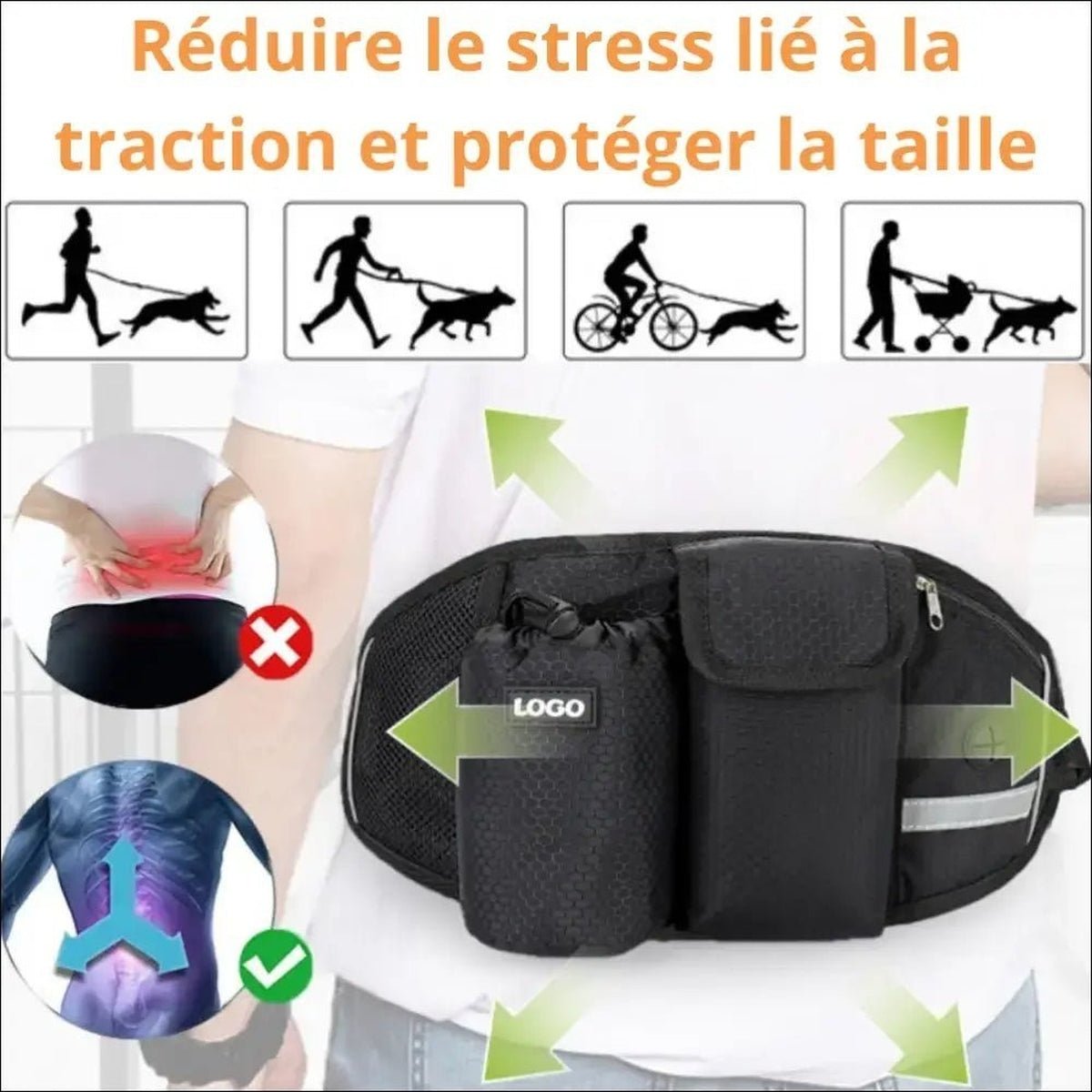 Laisse Multifonction Withdog2 Pour Chiens - CJGY112387105EV - Laisses - Chienalafolie