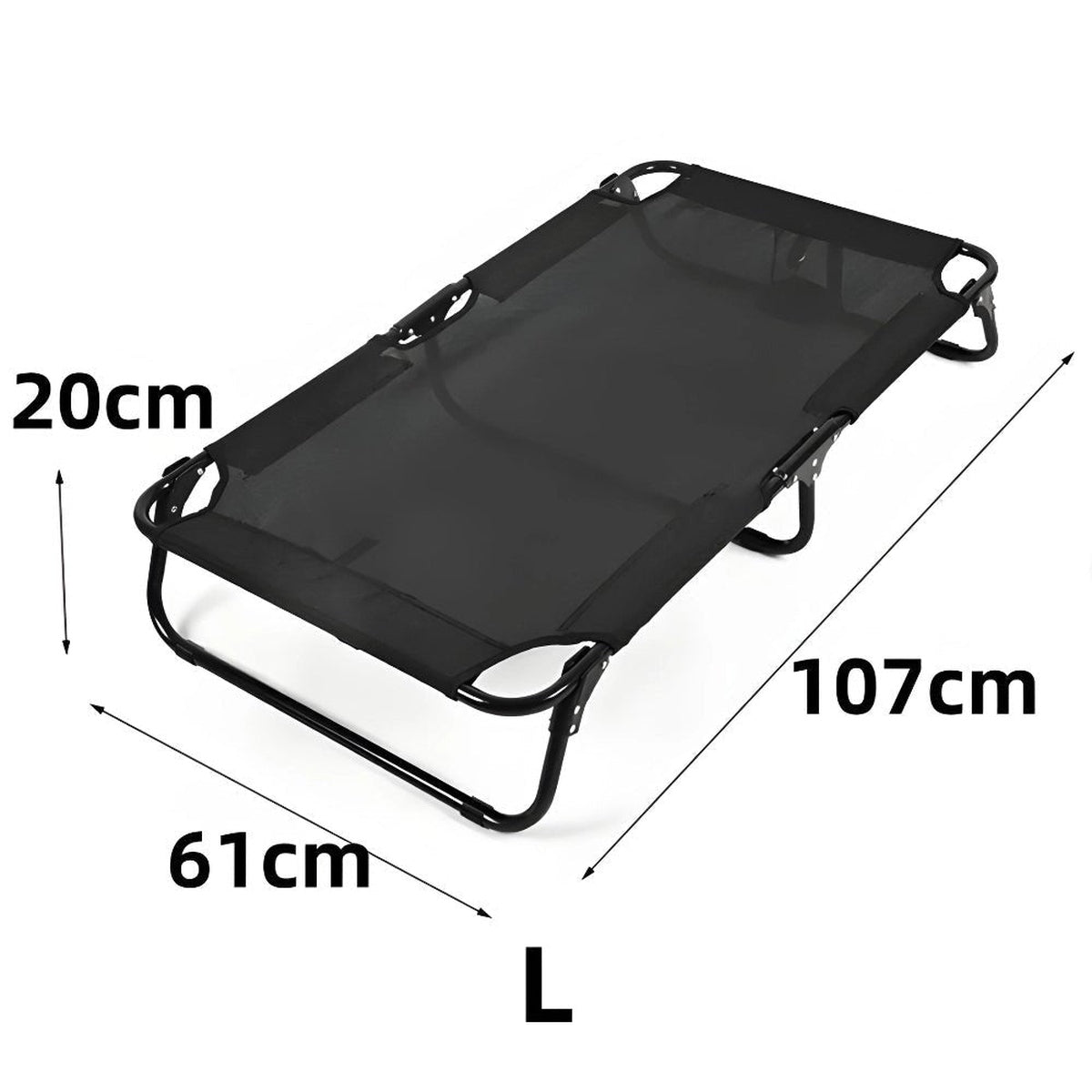 Lit de Chien Pliable et Respirant - 14:29#Foldable;5:361385#107x62x20cm - Lits - Chienalafolie