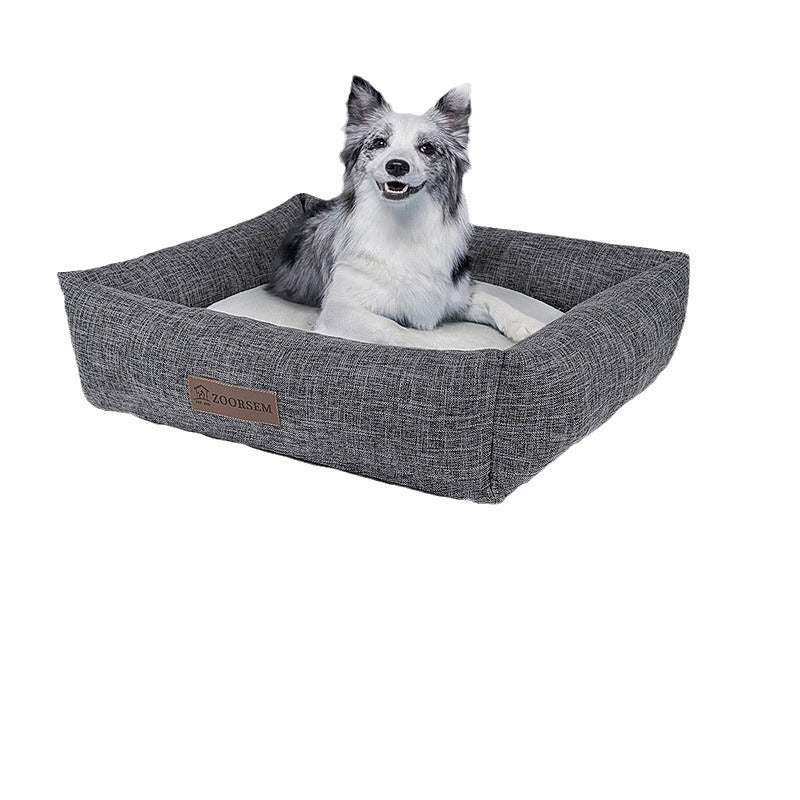 Lit Douillet Tissu Luxe pour Animaux Automne Hiver - CJGY212642901AZ - Paniers - Chienalafolie