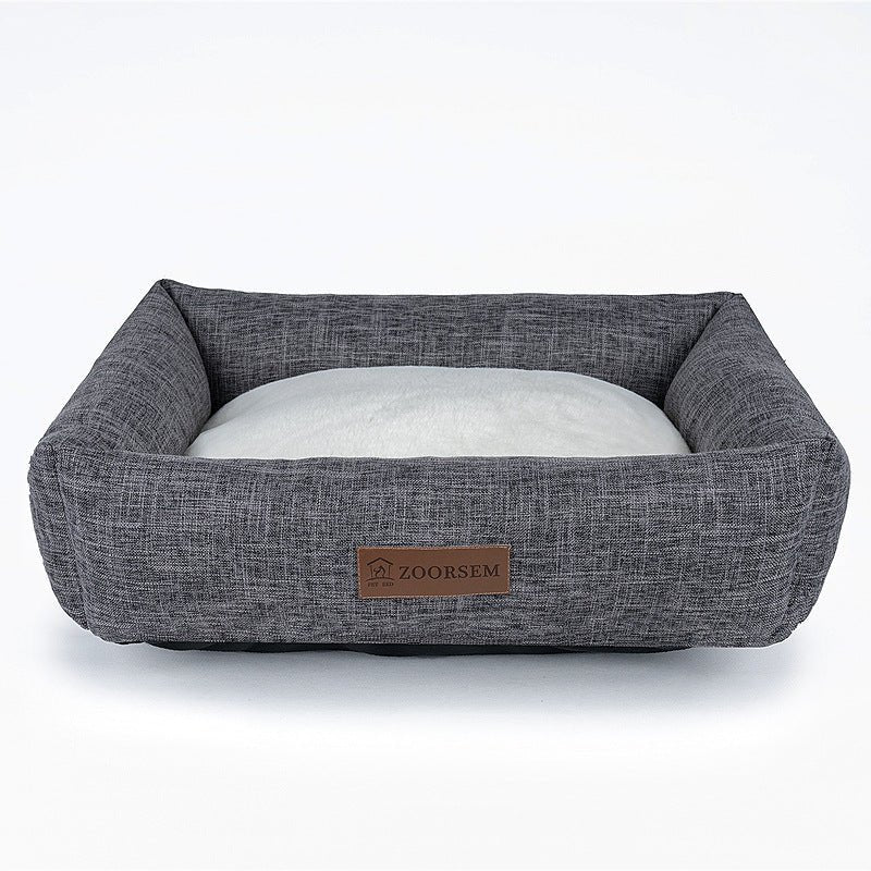 Lit Douillet Tissu Luxe pour Animaux Automne Hiver - CJGY212642901AZ - Paniers - Chienalafolie