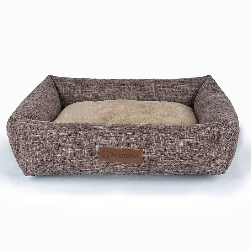 Lit Douillet Tissu Luxe pour Animaux Automne Hiver - CJGY212642905EV - Paniers - Chienalafolie