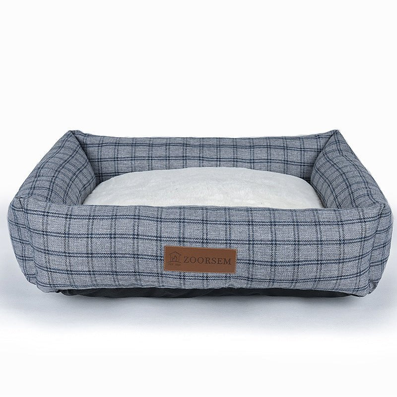 Lit Douillet Tissu Luxe pour Animaux Automne Hiver - CJGY212642909IR - Paniers - Chienalafolie