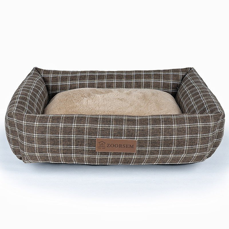 Lit Douillet Tissu Luxe pour Animaux Automne Hiver - CJGY212642913MN - Paniers - Chienalafolie