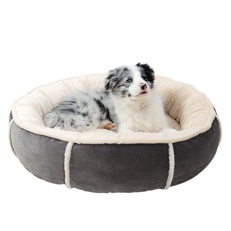 Lit Rond Confortable pour Chiens - CJGY207111501AZ - Paniers - Chienalafolie