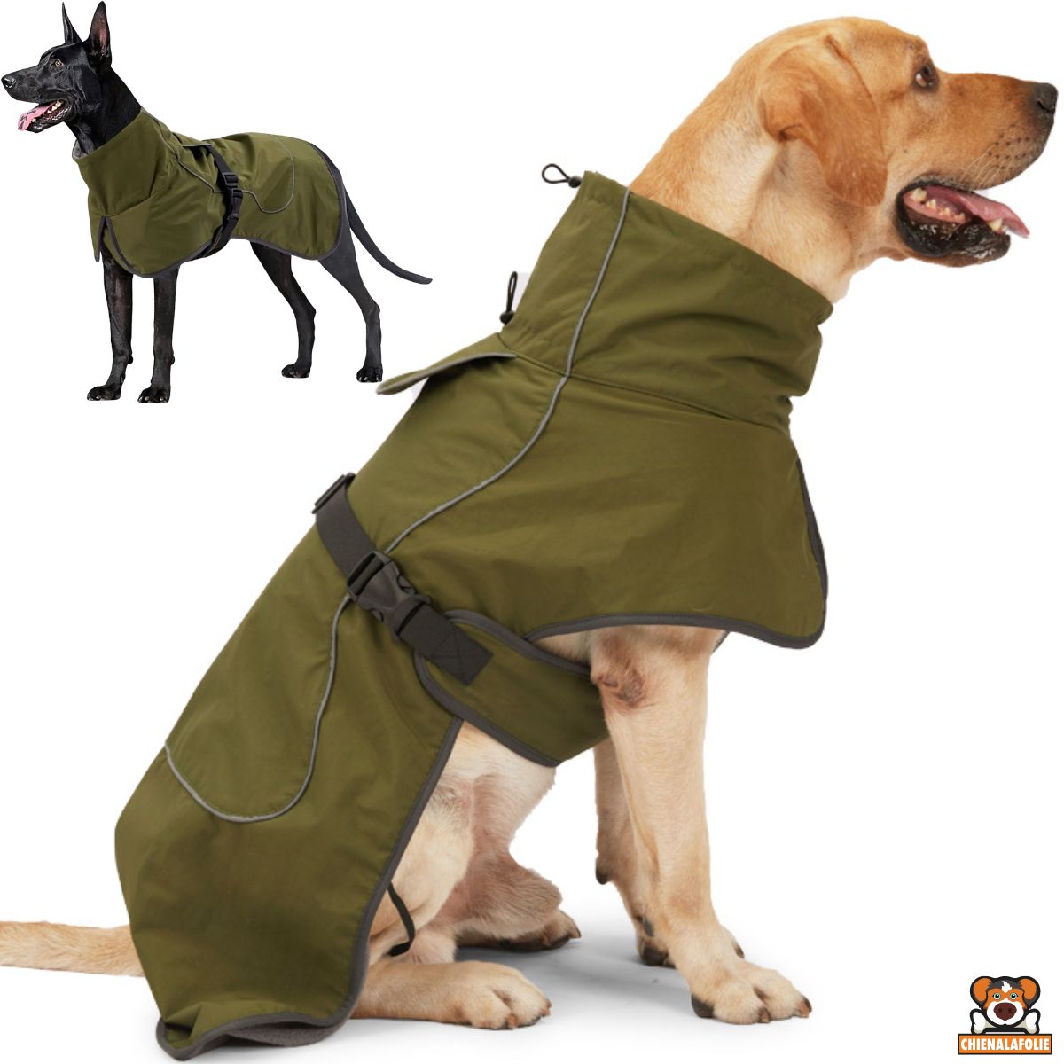 Manteau Imperméable et Chaud pour Chiens - CJGD157098801AZ - Manteaux - Chienalafolie