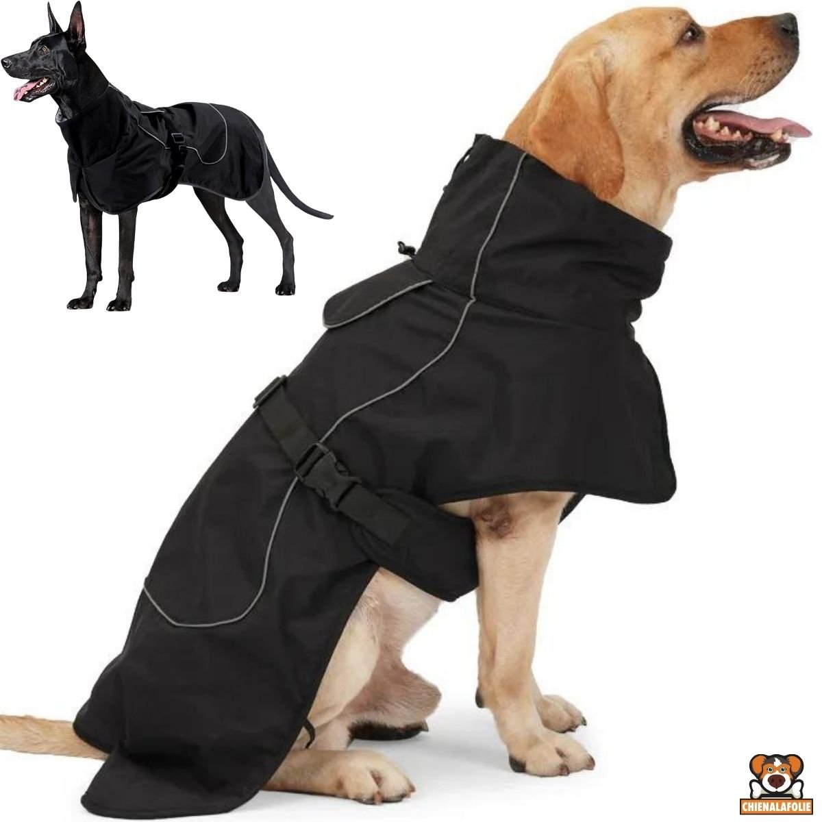 Manteau Imperméable et Chaud pour Chiens - CJGD157098807GT - Manteaux - Chienalafolie