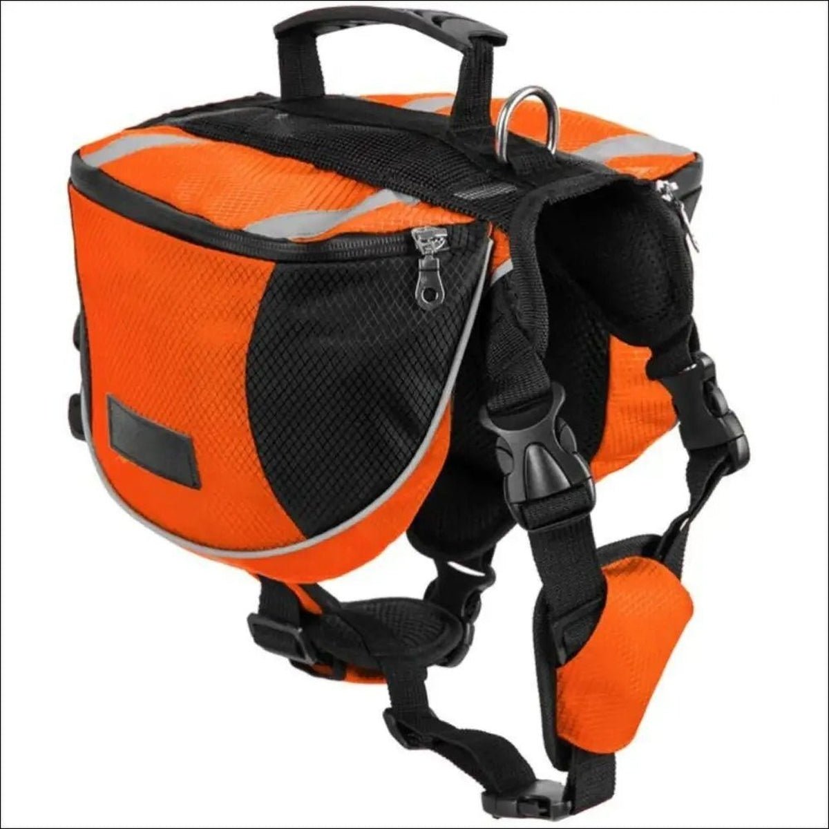 Sac à Dos Confort Pour Chien - CJJJCWGY00229 - Orange black - S - Harnais - Chienalafolie