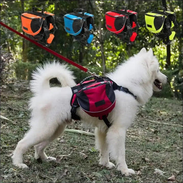 Sac à Dos Confort Pour Chien - CJJJCWGY00229 - Red black - S - Harnais - Chienalafolie