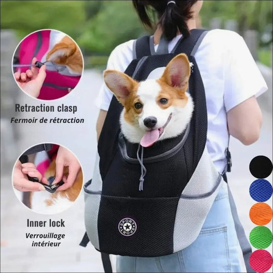 Double Shoulder Dog Carrier Backpack