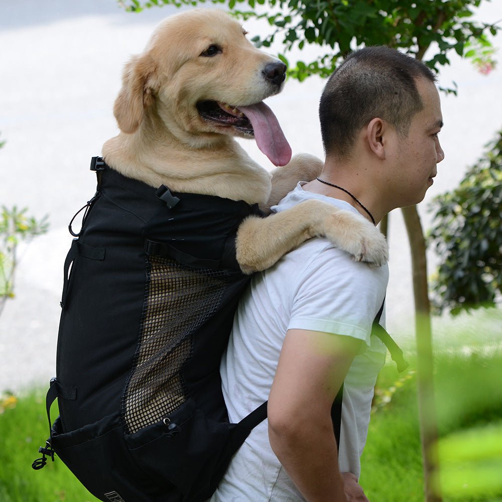 Sac à Dos Ventilé et Respirant pour Animaux - CJJJCWGY00589 - S - black - Sacs de transport - Chienalafolie