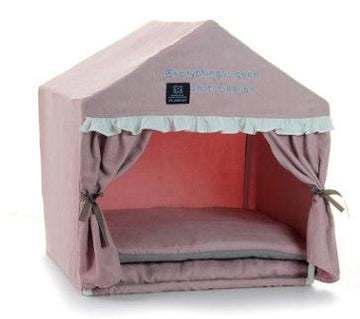 Tente Lavable et Confortable pour Animaux - CJJJCWGY00153 - Pink - Tentes - Chienalafolie