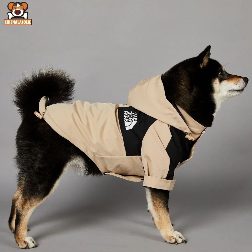 Veste de Luxe Imperméable pour Chiens - 14:771#Khaki;5:100014064 - Manteaux - Chienalafolie