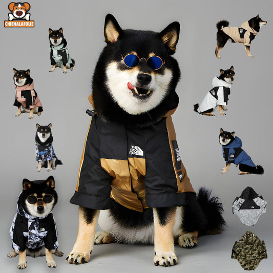 Veste de Luxe Imperméable pour Chiens